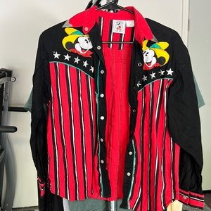 Mickey Snap down Shirt Vintage